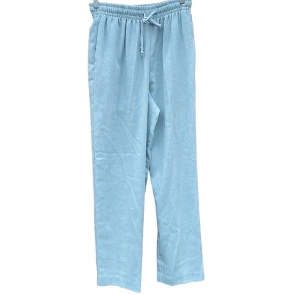 Alfred Dunner petite side six blue pants - Picture 1 of 4